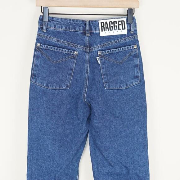 The Ragged Priest High Rise Tapered Leg Mom Blue Jeans Womens Sz 24 - Picture 3 of 6